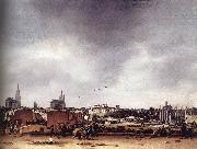 POEL, Egbert van der View of Delft after the Explosion of 1654 af oil painting artist